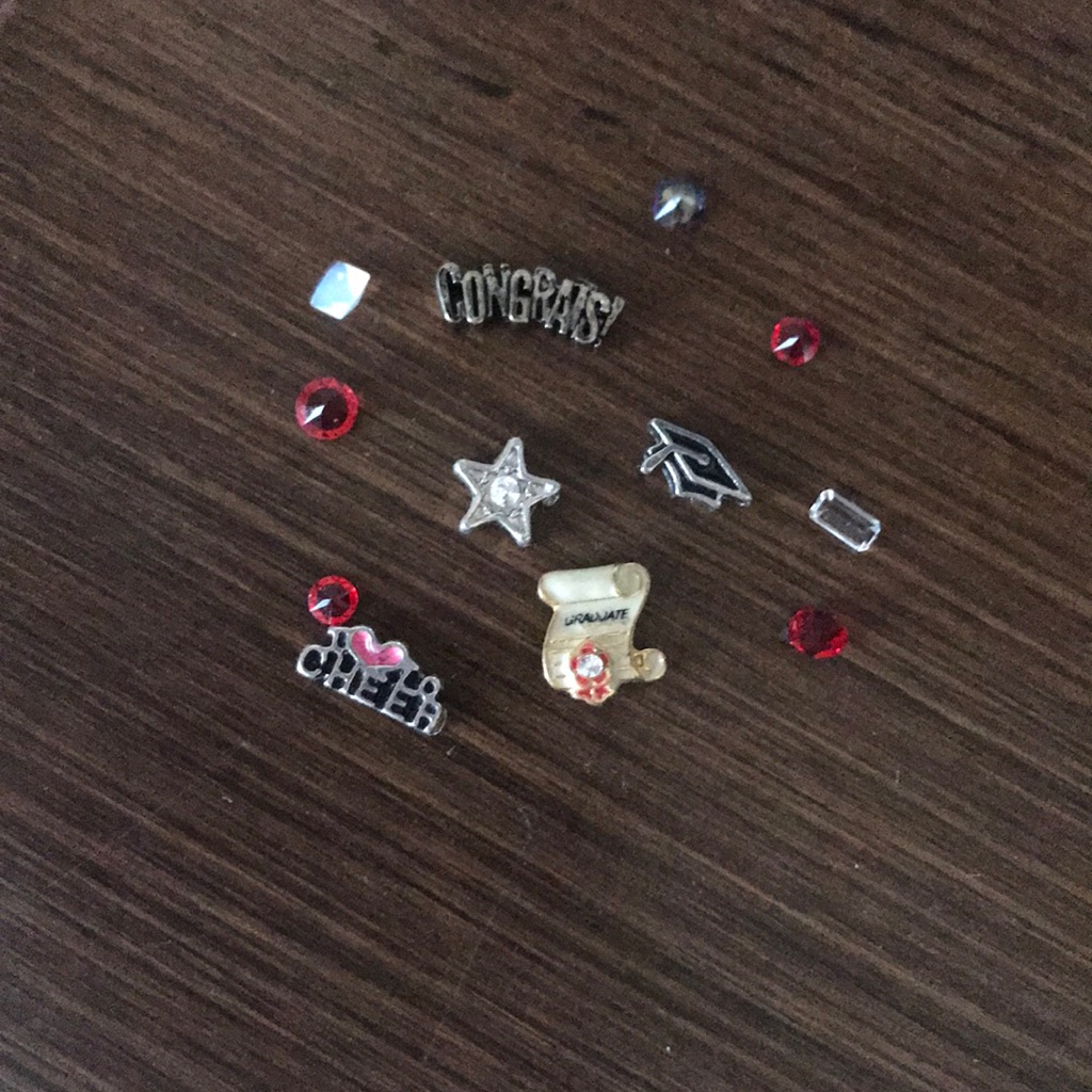 Origami Owl Five Graduation Graduate Diploma Charms - Think Mother’s Day